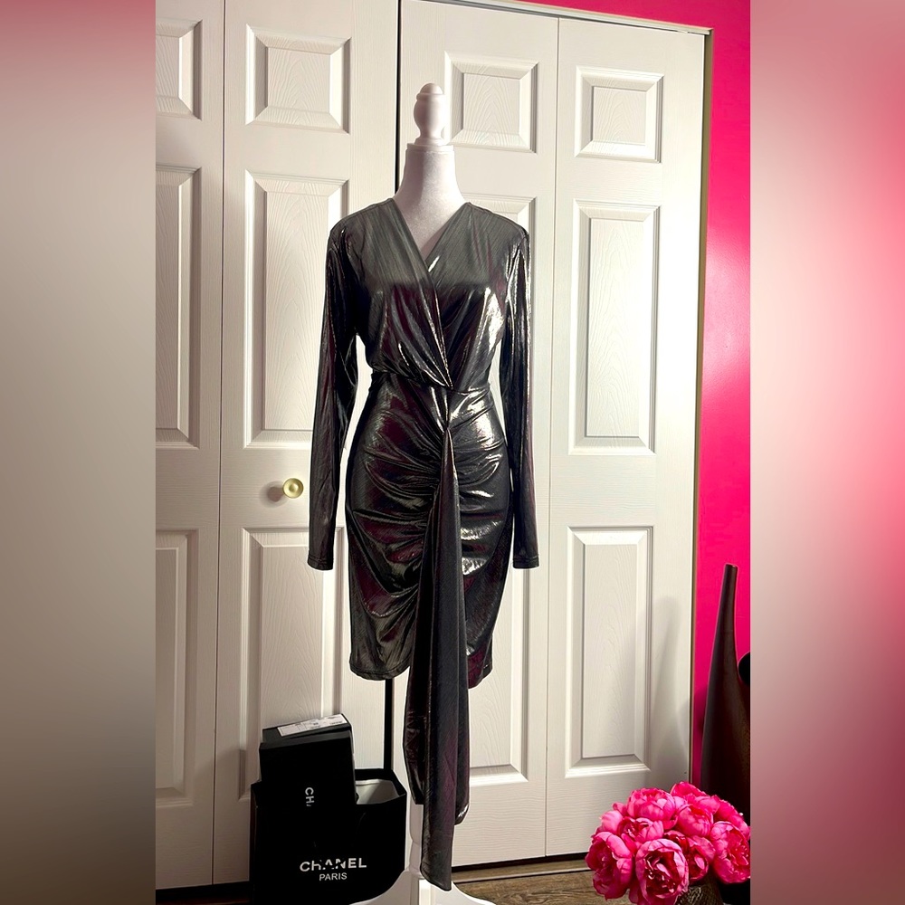 Fashion Nova Metallic Dress